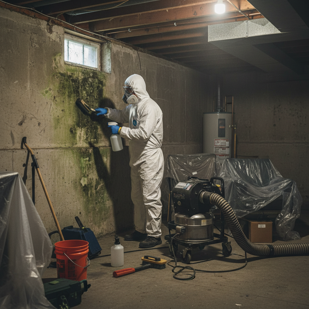 Basement Mold Removal in Noblesville